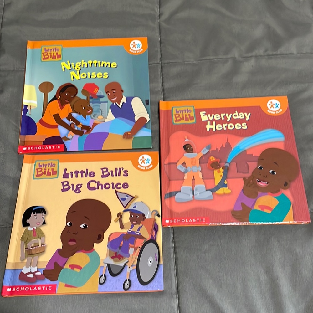 ⭐️4/$20⭐️ 3 Little Bill Scholastic Hard Cover Books Bundle